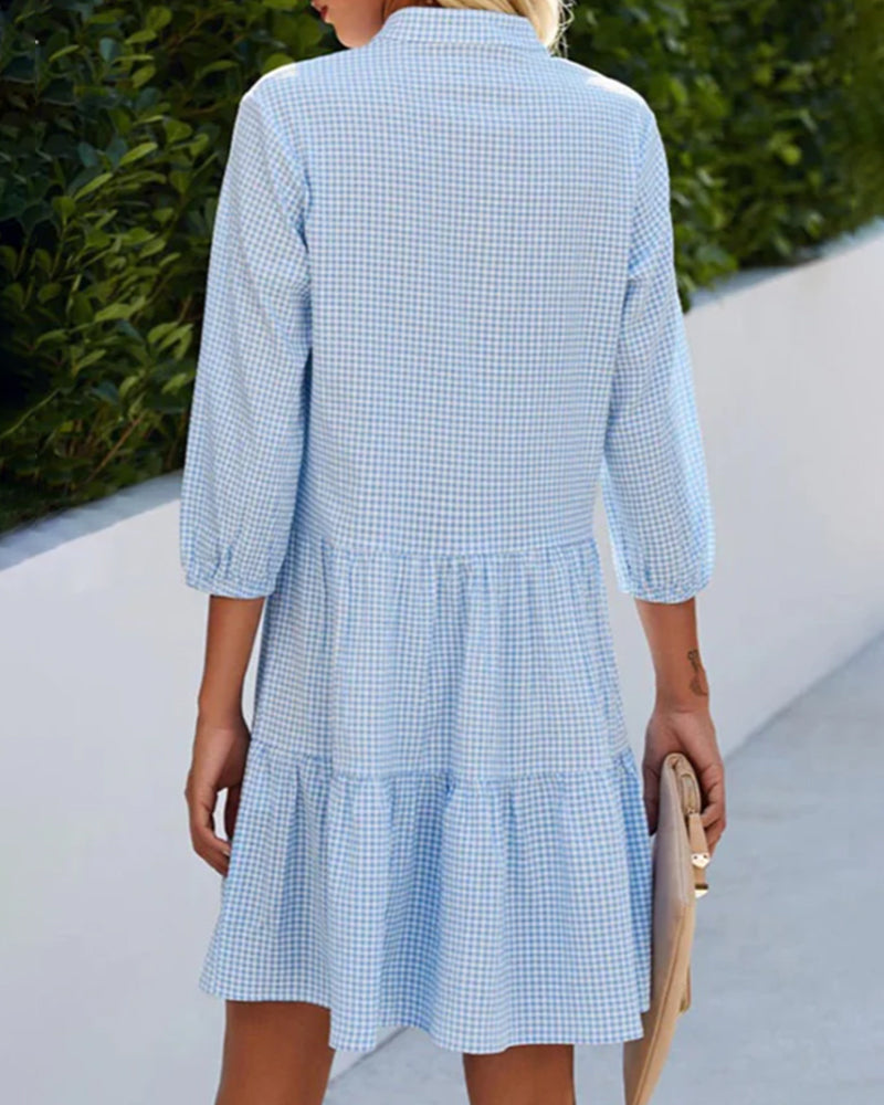 Azure | Elegancka Niebieska Sukienka