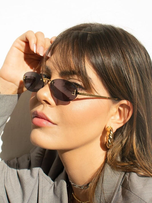 Mia | Okulary Przeciwsłoneczne Vintage Owalne