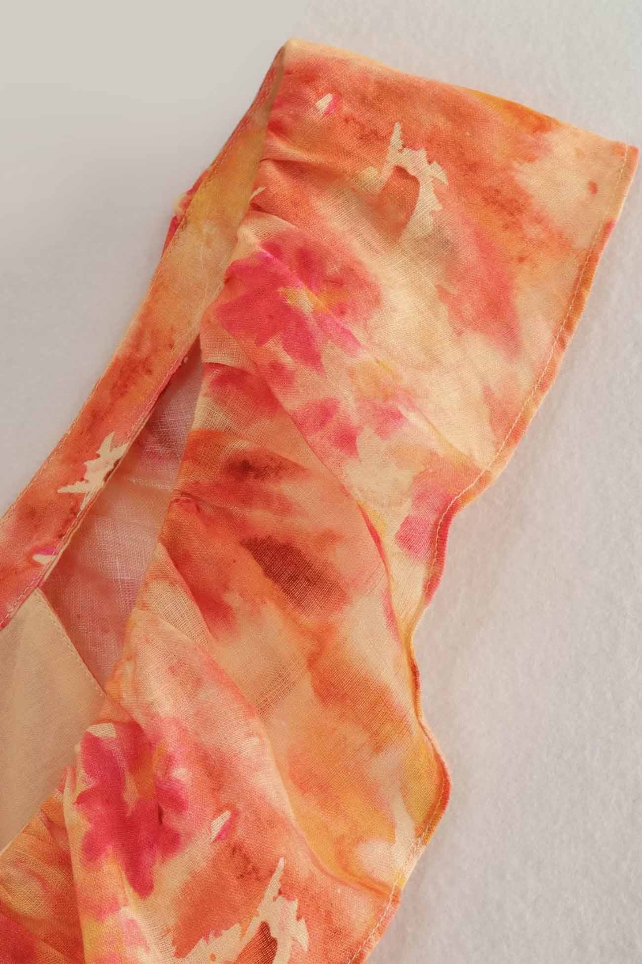 Ember | Sukienka w Kwiaty z Falbankami