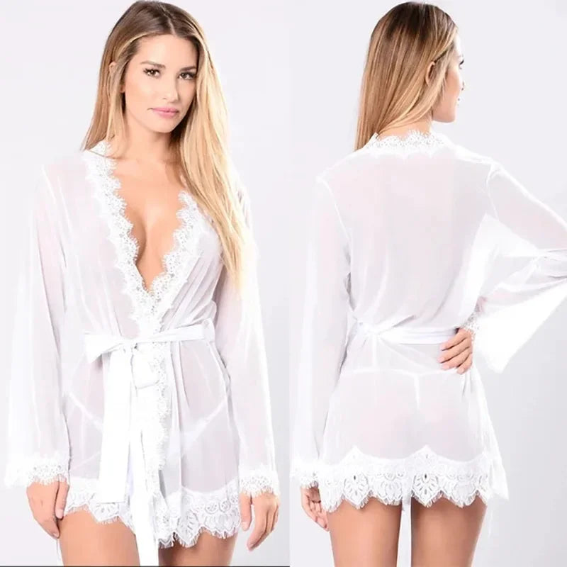 Amelie | Przezroczysta Koszulka Nocna Baby Doll