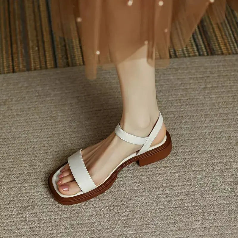 June | Sandały ze Skóry Naturalnej